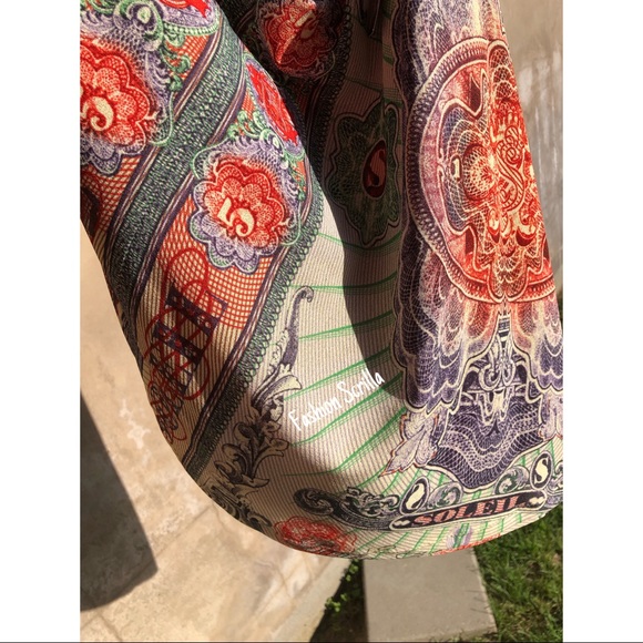 Jean Paul Gaultier Vintage Currency Sheer Mesh Tulle Runway Boho Dress - Picture 7 of 12